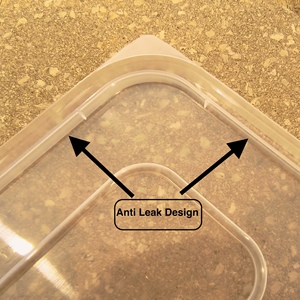 ภาชนะ PP ทรงสี่เหลี่ยมขนาด 750 มล. ฝาปิดป้องกันการรั่วซึม เป็นมิตรกับสิ่งแวดล้อม ใช้กับไมโครเวฟได้ ปลอดสาร BPA ย่อยสลายได้ เหมาะสำหรับอาหารแบบกลับบ้าน คุณภาพพรีเมียม - Product Image 4