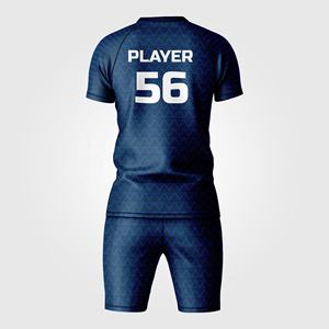 Conjunto de ropa de fútbol con impresión por sublimación completa personalizada, camisetas y pantalones cortos personalizados, bajo MOQ, servicio OEM para equipos - Product Image 3