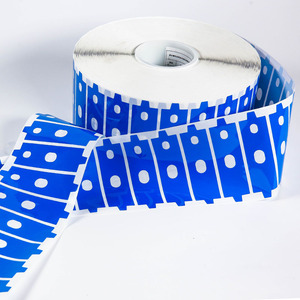 Custom Die-Cut Double Sided Sticky PET Tape Blue Silicone Industry Adhesive Paper & Film Absorbent and Cuttable