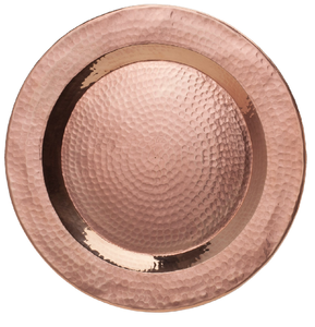 Copper Dinner Charger <b>Plate</b> Modern Customized Dining Table Decoration Copper Charger <b>Plates</b> Round - Product Image 5