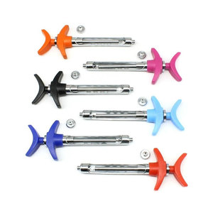 Instruments dentaires, seringue aspirante en acier inoxydable, implant chirurgical dentaire, fournitures dentaires professionnelles réutilisables, anesthésie - Product Image 3