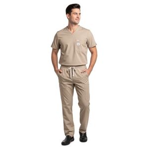 Uniforme Médico de Algodón Cómodo para Hombre, Traje de Enfermero, Uniforme de Doctor, Logotipo Personalizado, Fabricante de Ropa OEM - Product Image 4