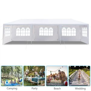 Pergola en tissu PE à 5 pôles en fer, 3x9m, pour mariage et fête - Product Image 2