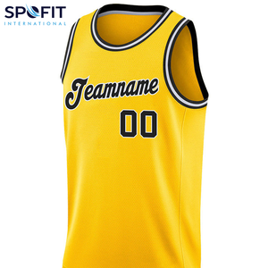 Maillot de basketball sans manches respirant pour adultes, personnalisable en couleur pour les sports d'équipe, tailles plus, fabriqué par un fabricant OEM - Product Image 6