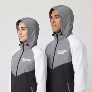 Fashion Men Windbreaker Zipper Hood Jacket Lightweight Waterproof Water Resistance Jackets OEM Zipper Windb Breaker <b>Hoodies</b> - Product Image 4