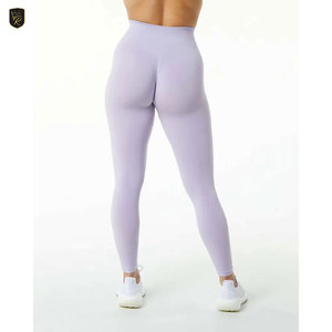 Leggings Deportivos de Moda para Mujer, Sin Costuras, Ligeros, de Tela Elástica, Cintura Alta, para Yoga, Gimnasio, Correr, Entrenamiento - Product Image 4