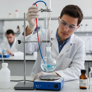 Frasco de Ebullición de Vidrio Borosilicato 3.3 de Boca Estrecha, 100mL |   Uso en Laboratorio |   Junta de Tierra - Product Image 2