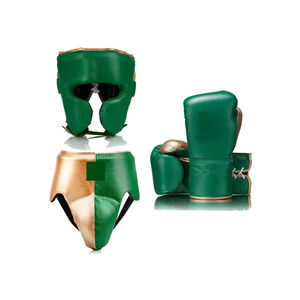 Conjuntos de Boxeo de Piel Genuina para Entrenamiento de Muay Thai y Sanda, con Diseño Protector y Duradero, Servicio OEM de Bajo Costo, para Primavera - Product Image 1