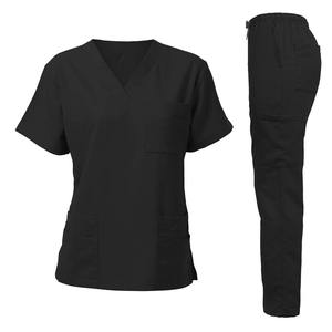 Hot Sale Soft Polyester Hospital <b>Doctor</b> Wear Clothing Washable Nurse Scrub <b>Set</b> For Womens Nursing Scrub Uniforms - Product Image 4