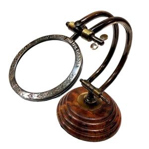 Brass Adjustable <b>Desk</b> Magnifier Unique <b>Desk</b> <b>Gift</b> Magnifier Brass Magnifier <b>Gift</b> Item - Product Image 1
