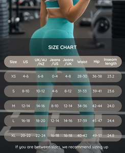 Vractive Wholesale Peach Multi-Sport Gym Pants Women's Mid Solid Four-Way Stretch <b>Tummy</b> <b>Control</b> Butt Scrunch Yoga Leggings - Product Image 3