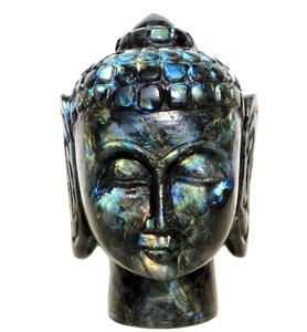 Statues de bouddha Ganesha fabriquées à la main Sculpture de pierres précieuses naturelles Sculpture en pierre de guérison en cristal semi-précieux Conception de chakra élégante - Product Image 2