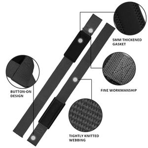 สายรัดข้อมือยกน้ำหนัก GET SET GO SPORTS IND ผ้าฝ้ายหนาพิเศษ สำหรับฟิตเนส ยกน้ำหนัก ออกกำลังกาย สายรัดข้อมือเดดลิฟท์ สายรัดยกน้ำหนักแบบพาราลิฟติ้ง สำหรับทุกเพศ - Product Image 4