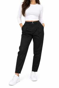 Pantalon d'hiver plissé beige décontracté en velours pour femme Jerry Wear, taille élastique, infroissable, écologique et respirant - Product Image 2