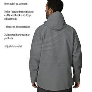 Chaqueta de Invierno con Capucha para Hombre, Estilo Urbano, Transpirable, con Logotipo Personalizado, de Poliéster de Alta Calidad - Product Image 3