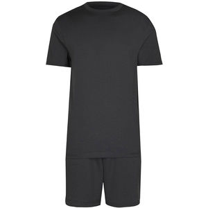 Ensemble décontracté pour homme, t-shirt et short assortis, sportif, deux pièces, pour la salle de sport, l'entraînement, le sport quotidien - Product Image 6