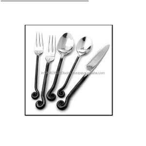Top vente plus récent métal en acier inoxydable ensemble de couverts ensemble de couverts avec cuillère fourchette et couteau dans les ustensiles de cuisine pour l'exportation - Product Image 6