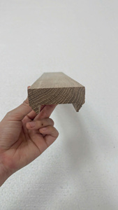 Barandillas de Madera para Escaleras Montadas en la Pared, 62 mm de Ancho, Diseño Rústico, Pintables, Pasamanos Interiores para Escaleras - Product Image 2