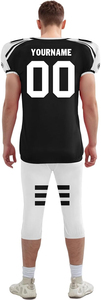 Wholesale Custom Breathable Short American Football Uniforms Tackle Twill Sublimation Personalized Embroidery 100% Front - Product Image 5