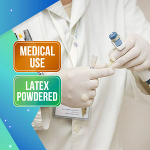 Gants en latex jetables de haute qualité Malaisie en poudre Guantes Latex Durable et confortable - Product Image 1