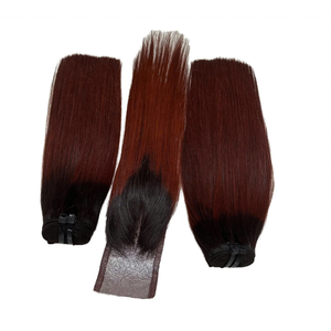Extensiones de cabello Remy vietnamita más vendidas 100%, últimas tendencias, ondas rectas sedosas y rizadas, estilo Yaki tipo Clip profundo Suelto - Product Image 2