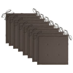 Set di sedie da giardino grigie in otto pezzi, collezione di mobili da esterno resistenti - Product Image 5