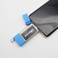 Nueva Unidad Flash USB 3.0 Tipo-C de 128 GB con 2 Años de Garantía, Material ABS para PC y Laptop