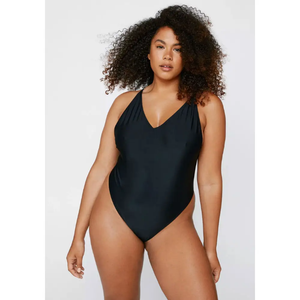 Traje de Baño de Una Pieza para Mujer, Ropa de Playa de Secado Rápido y Transpirable con Logotipo Frontal en Oferta - Product Image 5
