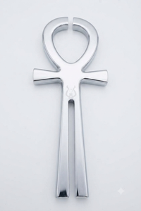 Diapason de guérison Ankh Key 221/697 Hz en acier inoxydable, réutilisable et stérilisable, pour la résonance des octaves et harmoniques, destiné aux professionnels ORL - Product Image 1