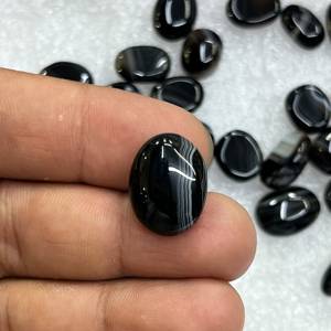 Cabujón Ovalado de Ágata Sulemani Natural Ecológica de Calidad Premium, Gema Tallada para Joyería, Cristal para Anillo o Colgante - Product Image 4