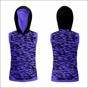 เสื้อฮู้ดแขนกุดสำหรับฤดูร้อนแบบกำหนดเอง น้ำหนักเบา ระบายอากาศได้ดี แห้งเร็ว พิมพ์ลายแบบ Sublimation ผลิตจากโพลีเอสเตอร์ 100% สำหรับทีมกีฬา - Product Image 4