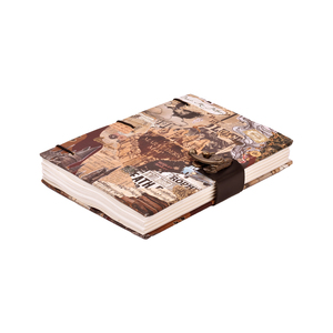 Carnet de notes A5 vintage sur le thème des sorciers, papiers faits à la main |   Carnet de notes avec cadenas, design carte fantastique, écologique, de qualité supérieure, cadeau - Product Image 3