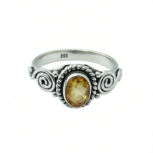 แหวนซิทรินชั้นดี น้ำหนัก 3.1 กรัม - Product Image 2