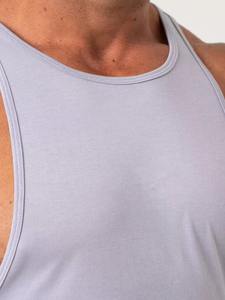 Men's Gym Stringer Tank Top 100% Cotton Knitted Anti-Pilling O-Neck <b>Hip</b> Hop Style Sleeveless <b>for</b> Bodybuilding Fitness - Product Image 4