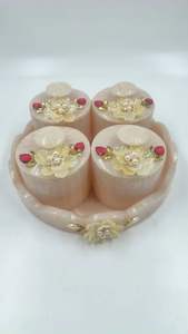 Pot en résine époxy de qualité supérieure avec couvercle en bois, boîte de rangement multi-usages, décoration intérieure, meilleur prix - Product Image 4