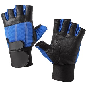High Quality Weightlifting Workout Gym Fitness Cross Training Short Finger Men Powerlifting Hand <b>Gloves</b> - Product Image 6