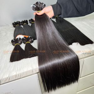Haute Qualité 100% Remy Vierge Cheveux Os Droite Trame Bundles en Grand Stock En Gros Vietnamien Cheveux Bruts de Couleur Naturelle - Product Image 1