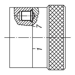 Resorte de compresión K0333, versión lisa, D=3 L=4, acero inoxidable, compuesto: acero inoxidable - Product Image 5