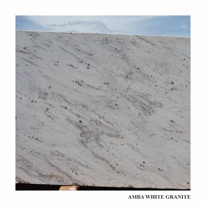 Premium Viscon <b>White</b> Granite Slabs Polished Natural Stone Countertops Bulk Export Manufacturer India - Product Image 1