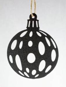 Christmas ornament iron Christmas ornament black metal ornament laser cut ornament decorative <b>hanging</b> ornament <b>hanging</b> Christmas - Product Image 3