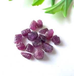 Natural Ruby Rough Gemstone Pink Corundum <b>Crystal</b> <b>Raw</b> July Birthstone Untreated Stone Jewelry Making Wholesale Bulk - Product Image 5