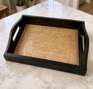 Mesa de Centro Moderna de Madera con Estructura Metálica para Sala de Estar, Mueble para Hotel y Hogar - Product Image 2