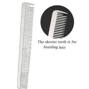 Peigne à cheveux professionnel en acier inoxydable, fabrication sur mesure, haut de gamme, pour salon de coiffure, peigne à cheveux en métal spécial, nouveau design pour homme, format poche - Product Image 2
