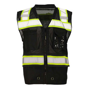 Workwear Waterproof Plus Size Safety Vest <b>Jackets</b> Traffic & Construction <b>Worker</b> Hi Visibility Workwear Safety Vest - Product Image 2