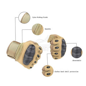 ถุงมือยุทธวิธีขายส่ง ถุงมือกันกระแทกแบบเต็มนิ้ว ถุงมือป้องกันมือสำหรับกิจกรรมกลางแจ้ง ถุงมือยุทธวิธีพร้อมโลโก้สั่งทำ - Product Image 3