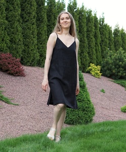 New Arrival Mini Summer Formal Cotton Slim Fit Slip Sundress Beach <b>Dress</b> for Women - Product Image 5