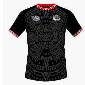 Maillots de football à manches courtes en tricot solide, personnalisés, sublimation, respirants, séchage rapide, 100% polyester, vente chaude - Product Image 2