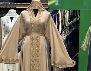 Fashion Dubai Abaya Muslim Women Clothing Islamic Traditional Modest <b>Long</b> <b>Dress</b> Kaftan Open Abaya Embroidered Kimono Abaya - Product Image 1