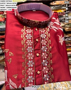 Kurta Negro Real Bordado - Product Image 6