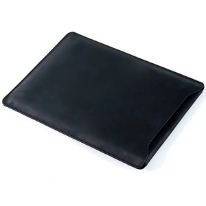 Factory Wholesale Custom Logo Business Vintage Sling Genuine Leather <b>Laptop</b> <b>Sleeve</b> for Men Durable Protective Design LS-0237 - Product Image 5